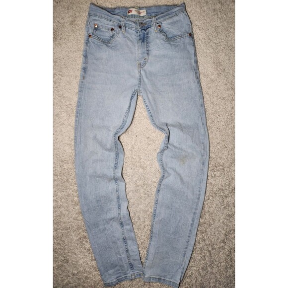 Levi’s 502 Jeans Men’s 28x28 Regular Taper Light Wash Slim Tapered Denim - Picture 1 of 7